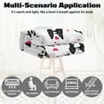 thumbnail image 5 of BlessLiving Printed Throws and Blankets for sofa, Dog Pattern Comfy Microfiber White Blanket for Couch Bed, 5 of 6