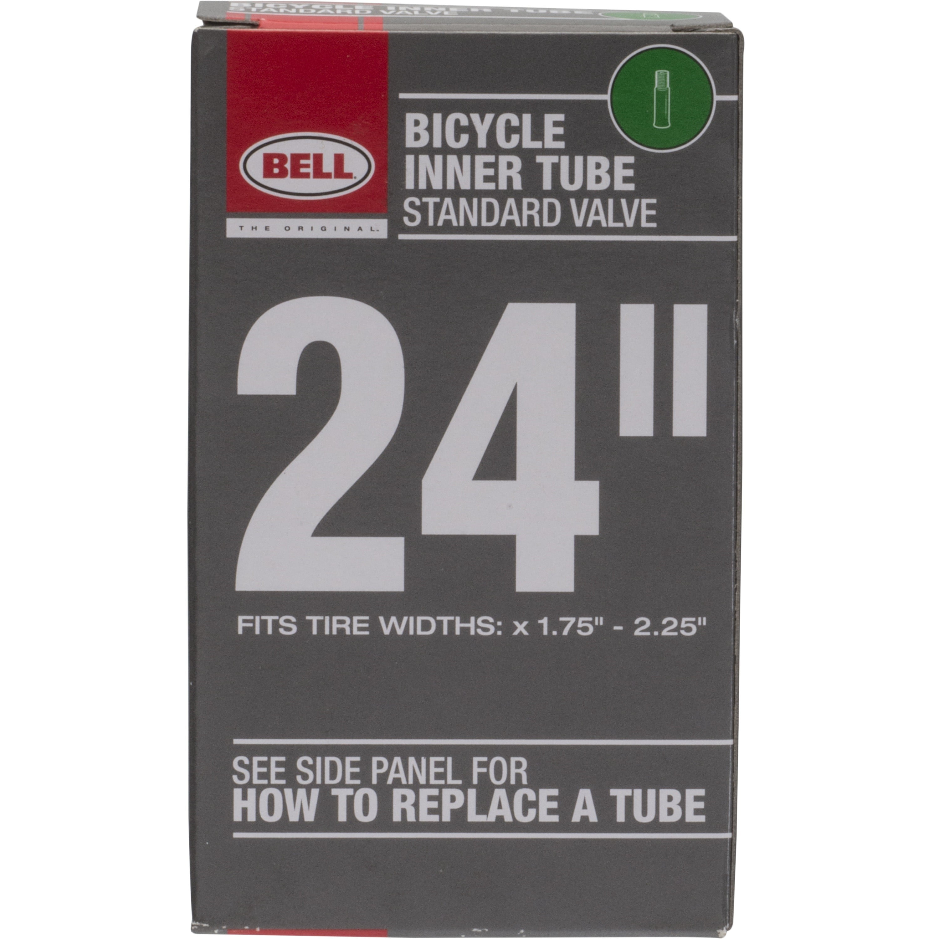 2x Bell Bicycle Inner Tube 24" Bike Tire Replacement With Standard Valve for sale online