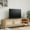 Brown, variant on vidaXL TV Stand Entertainment Center Console SENJA Rattan Look Solid Wood Pine