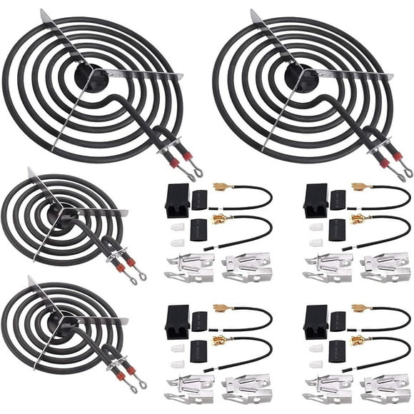 MP21YA 8" MP15YA 6" Electric Range Stove Burner Element with 330031 4-Pack