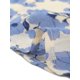 thumbnail image 5 of Blusa Informal Floral Allegra K Manga Corta Abullonada Cuello en V Azul Claro L, 5 of 5