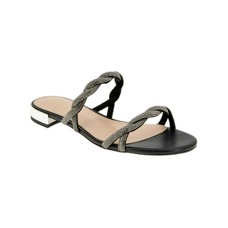 

BCBGeneration Womens Dastin Embellished Slip On Slide Sandals