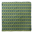 thumbnail image 4 of Bimba Green Aztec Geometric Printed Pure Silk Scarf For Hair Neck Head Bandanas For Women 40 x 40 Inches, 4 of 6
