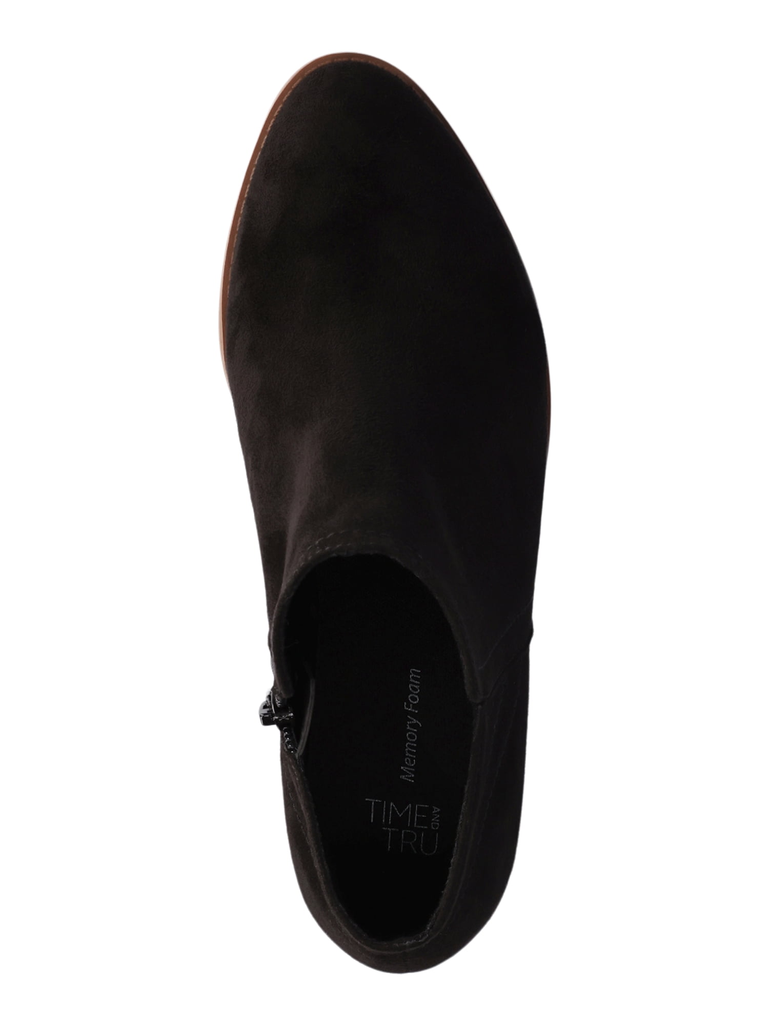 Time and Tru Women's Core Ankle Boots, Wide Width Available