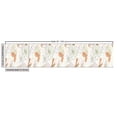 thumbnail image 3 of Ambesonne Nature Fabric by the Yard Upholstery, Leaves Autumn Ornament Art, 1 Yard, Pale Brown White Grey, 3 of 5