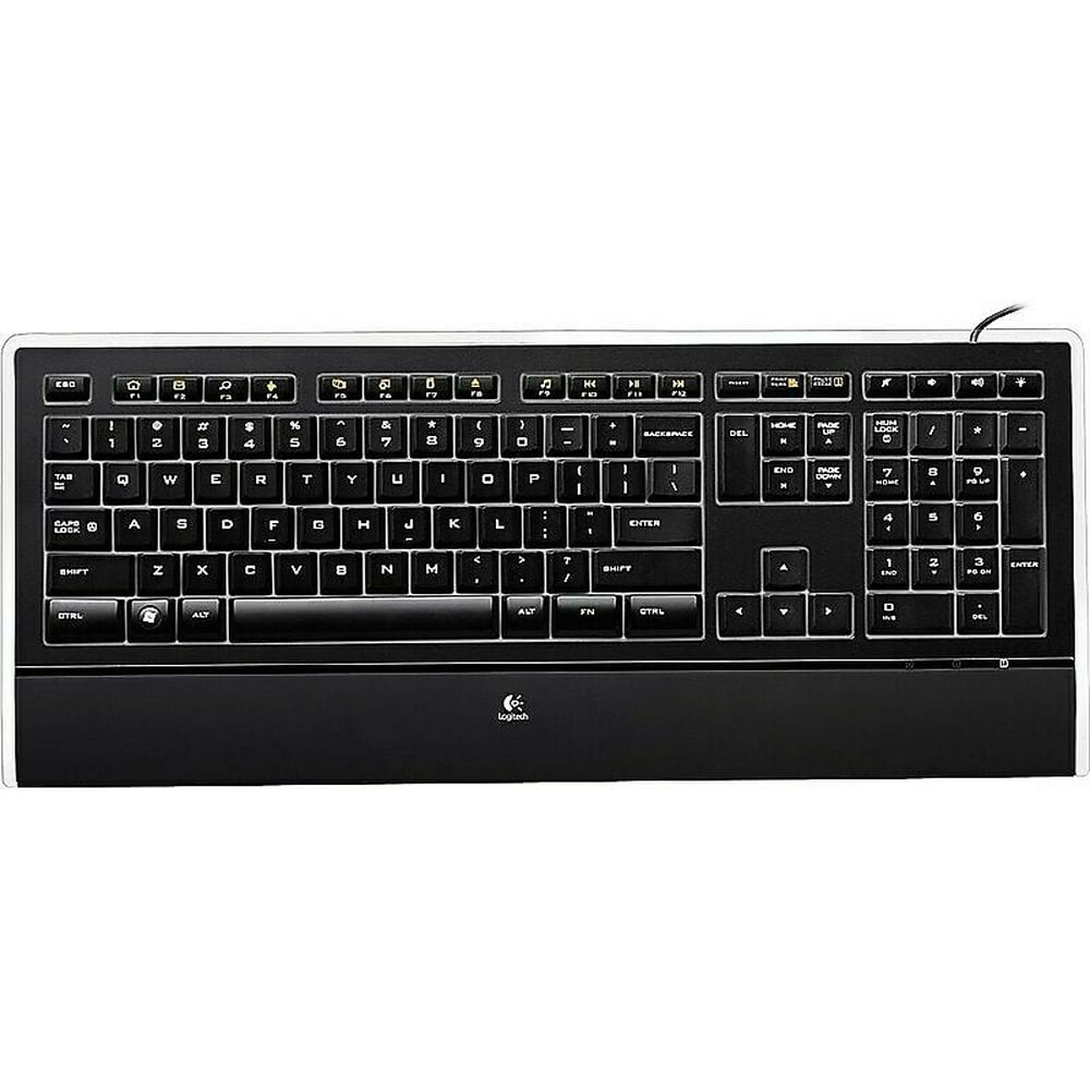 Logitech Illuminated K740 Wired Keyboard Black (920000914) 774128