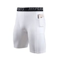 thumbnail image 1 of Pantalones cortos ajustados de compresión para entrenamiento de baloncesto y fitness para hombre, de verano, para deportes profesionales, MA70-A, 1 of 6