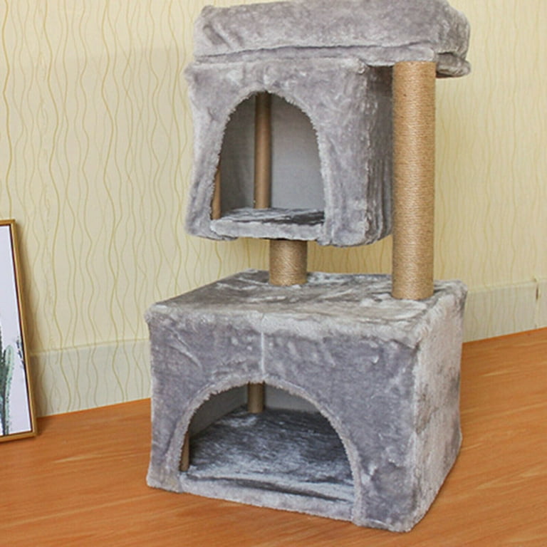 Concrete tube cheap cat tree