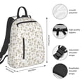 thumbnail image 4 of Balery Vintage Stylized White Color Lightweight Backpack for Men and Women - Durable and Water-Resistant, Ideal for School, Work, Travel, and Everyday Use, 4 of 9