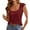 Red Wine, variant on Sherrylily Women Cap Sleeve Scoop Neck Tank Tops Casual Solid Basic Tee Shirts