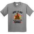 thumbnail image 3 of Inktastic Thanksgiving Funny Kids Turkey Youth T-Shirt, 3 of 5