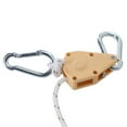 thumbnail image 2 of Mosiee 4M Adjustable Lanyard Hanging For Tent Rope Hanger Pulley Lifting Pulley Hook Secure, Fast Locking, Non-Slip, 2 of 8