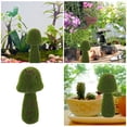thumbnail image 4 of heka Green Mushroom Decor, Flocked Simulation Figurine, 4 of 6