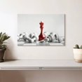 thumbnail image 2 of Elephant Stock Chess Red Queen Wall Art - Horizontal Canvas Wall Art - Living Room Wall Decor - Hobbies And Lifestyle Canvas - White And Red Decor - 12" x 8", 2 of 8