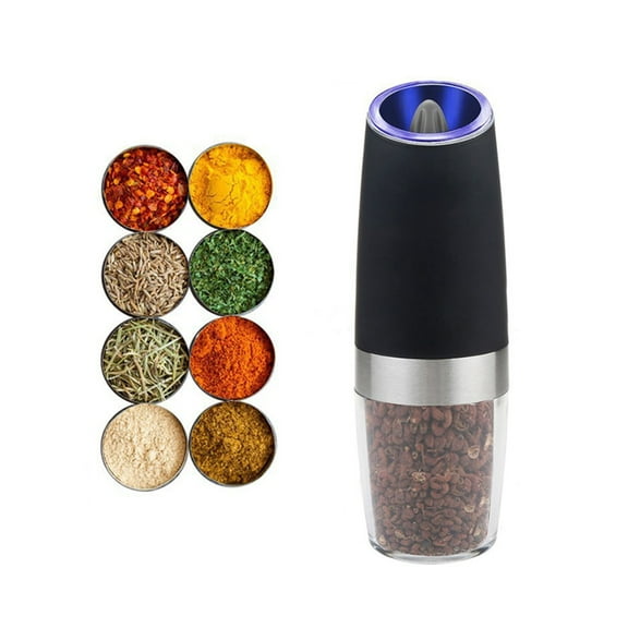 Masteelf Premium Electric Stainless Steel Handheld Pepper Mill