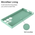 thumbnail image 5 of Samsung Galaxy S24/S24 Plus/S24 Ultra/S24 Cases Cover Cute, Tekcoo Anti-Slip Liquid Silicone Gel Rubber Bumper Case Soft Microfiber Lining Cushion Slim Hard Shell Shockproof Protective Case -Mint, 5 of 10