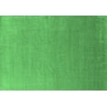 thumbnail image 1 of Ahgly Company Indoor Rectangle Solid Emerald Green Modern Area Rugs, 2' x 5', 1 of 4