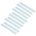 thumbnail image 3 of Loose Leaf Rings, Small 12mm Diameter Closed Column Lock Design Binding Spine DIY Cuttable  For Office Light Blue, 3 of 8