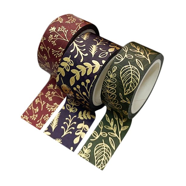 Conjunto de cintas Washi de 3 uds., cintas adhesivas decorativas finas, pegatinas para manualidades DIY, papel de regalo, decoraciones para fiestas, Estilo G