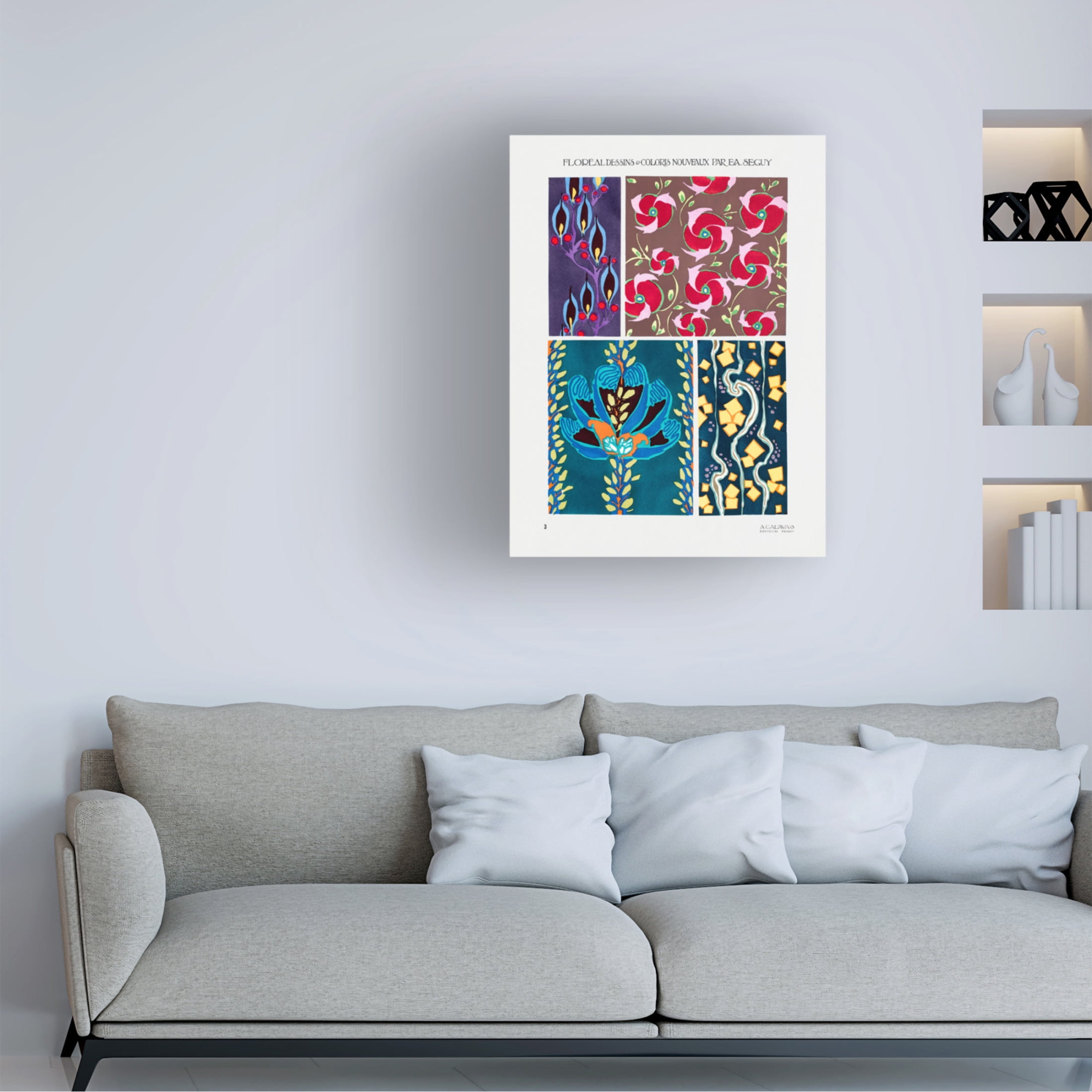 Trademark Fine Art Pictufy Pattern 03 Canvas Wall Art