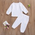 thumbnail image 5 of Chemise d'Automne pour Bébé, Ensemble Pantalon Jogger, Boutons en Coton Col Rond Manches Longues Pantalon à Lacets, 5 of 5