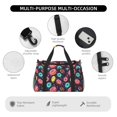 thumbnail image 4 of Disketp Donuts1 Bolsa de Viaje Tipo Duffle, Bolso de Mano para Fin de Semana para Mujer, Bolsa de Gimnasio Ligera para Hombre, Esencial para Viajes, 4 of 7