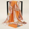 thumbnail image 4 of Yoyauz 35" Large Square Satin Head Scarf - Silk Hair Scarf Square Hair Bandanas Large Scarf Sleeping Head Wraps for Women, 4 of 4