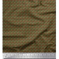 thumbnail image 1 of Soimoi Polyester Crepe Fabric Arrow,Triangle & Heart Small Decor Fabric Printed Yard 52 Inch Wide, 1 of 1