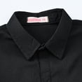 thumbnail image 3 of Kids' Long Sleeve Athletic Polo Shirt Quick Dry Collared School Top PE Class Clothing, 3 of 8