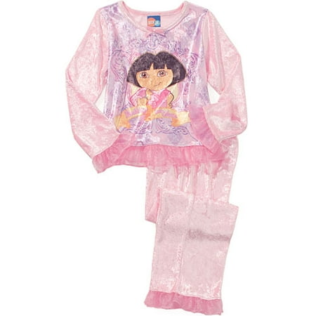 Dora the Explorer Little Girls' 2-Piece Pajamas