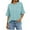 Sky Blue, variant on Shirts for Women Short Sleeve Print Pocket Polka Dot Casual Round Neck Blouse Army Green,Womens Tops