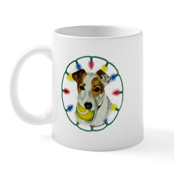 CafePress - Jack Russell Terrier Mug - 11 oz Ceramic Mug - Novelty Coffee Tea Cup