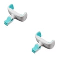 thumbnail image 2 of crativent Automotive Smartphone Holder Portable Rubber Lining Removable Rotatable Stand Bracket Rack for 3.5 to 6-inch Phones White Blue 2Set, 2 of 6
