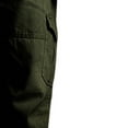 thumbnail image 5 of Men's Cargo Work Pants, Regular Fit, Ripstop，Cotton Canvas Muti Pockets Pant Size 5XL Army Green, 5 of 5