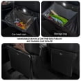 thumbnail image 5 of Garbage Bag For Car, Multipurpose Hanging Car Trash Bags With Smart Led, Waterproof Trash Can For Car Back Seat With 30 Pcs Disposable Garbage Bags, B, 5 of 5