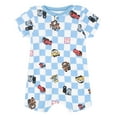 thumbnail image 2 of Disney Cars Lightning McQueen Tow Mater Guido Henley Romper and Sleeveless Romper Newborn to Infant, 2 of 5