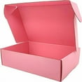 thumbnail image 3 of Pink Shipping Boxes for Small Business Pack of 20-12x9x4 inches Cardboard Corrugated Mailer Boxes for Shipping Packaging Craft Gifts Giving Products, 3 of 6
