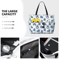 thumbnail image 2 of Kdxio Cute Hippos for Beach Bag for Women Large Beach Tote Bag Waterproof Sandproof Swim Bag with Zipper Pockets Beach Vacation Travel, 2 of 6