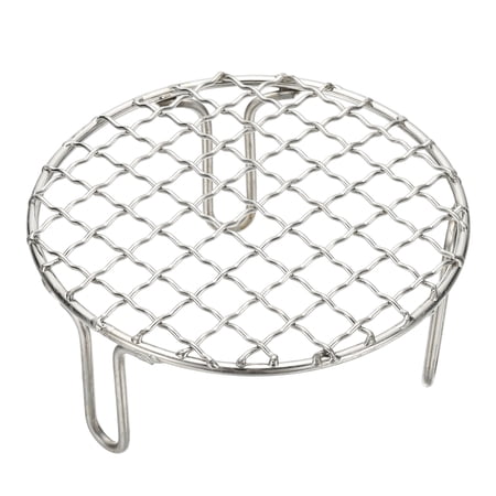 5 Inch Round Cooking Rack Stainless Steel Canning Racks with Legs Barbecue Mesh Grill for Baking Cooling Steaming Cookware