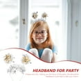 thumbnail image 4 of WHAMVOX 1Pack Golden Star Shaped Boppers Plastic Headband for New Year Hair Accessory, 4 of 8