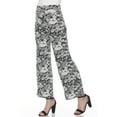 thumbnail image 3 of White Mark Women's Floral Paisley Palazzo Pants, 3 of 6