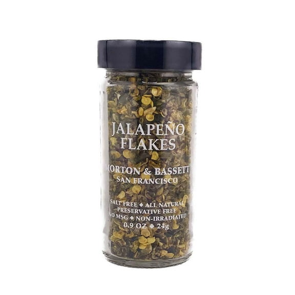 Morton & Bassett Jalapeño Flakes, 0.9 oz – Single Spice