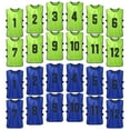 thumbnail image 1 of 24 Pcs Chasubles de Soccer à Séchage Rapide Maillots de Soccer Jeunes Sports Match, 1 of 7