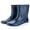 Blue, variant on AUXDIQ Wellington Boots Men Mid-calf Wellies Waterproof Rain Boots Outdoor Garden Shoes
