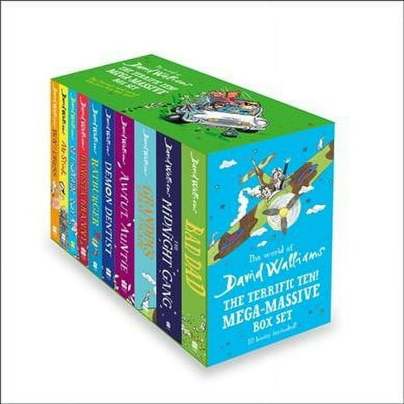 David Walliams: The Terrific Ten! 10 Books Set - Ages 7-14 - Paperback