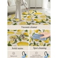 thumbnail image 5 of Country Watercolor Area Rug for Bedroom 2.7x5 Ft Lemon Slice Fruit Leaf Beige Farmhouse Super Soft fuzzy Throw Rug Non-Slip Fluffy Plush Indoor Floor Carpet for Living Room Nursery Home Decor, 5 of 8