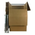 thumbnail image 2 of UBoxes Large Corrugated Wardrobe Moving Boxes (Bundle of 3) 24" x 24" x 40", 2 of 10