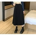 thumbnail image 3 of yillto Women's Plus Size Skirts Summer Pleated High Waist Causal Ladies Causal Long Maxi Skirt M-4XL, 3 of 7