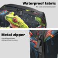 thumbnail image 4 of Frog Hard Drive Case Travel Bag Cord Charger Organizer for Purse - Waterproof Oxford Cloth Digital Electronics Storage Protection - 5.9x9.44x3.14 in, 4 of 6