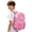 Pink, variant on Unisex Mesh Backpack, Breathable Net Student Backpack, Large Capacity Casual Daypack for Adults School Gym Travel Outdoor Use Pink